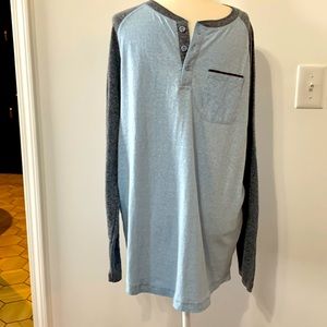 Men’s pullover long sleeve henley